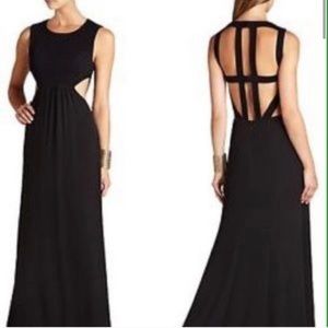 BCBGMAXAZRIA Black Cut Out Dress